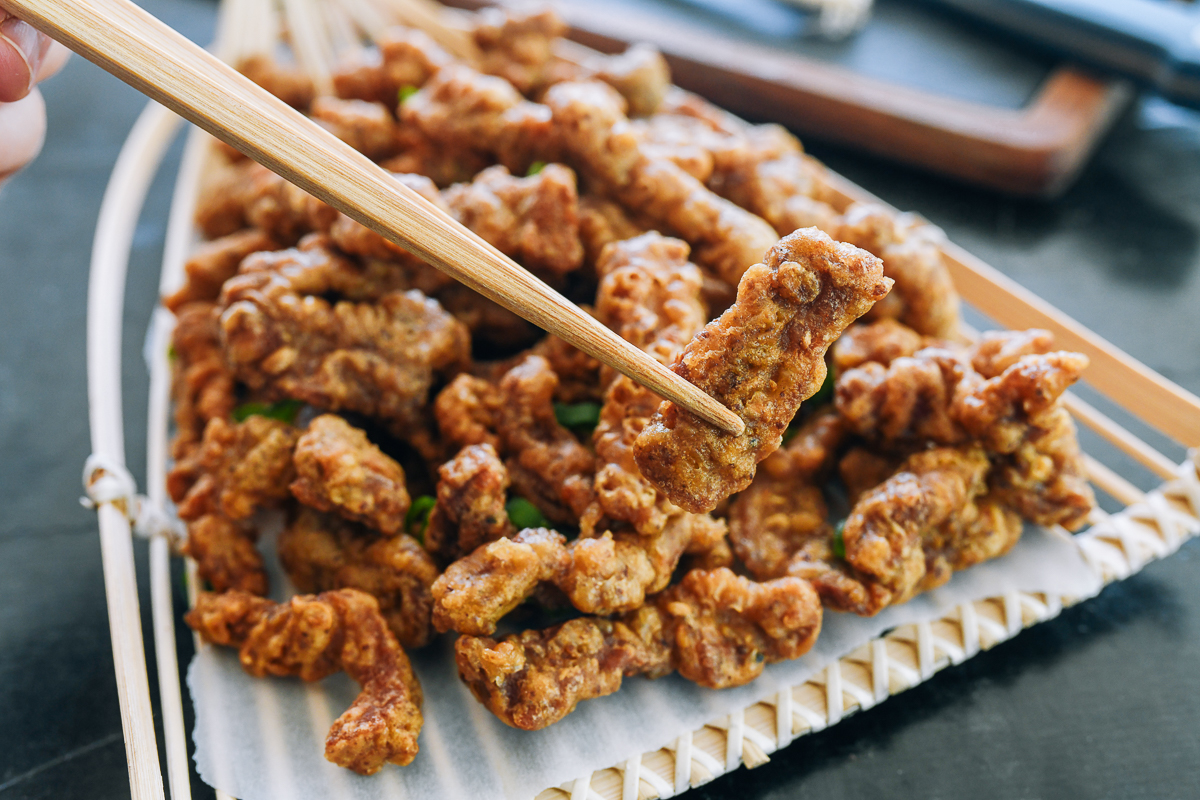 fried pork strips