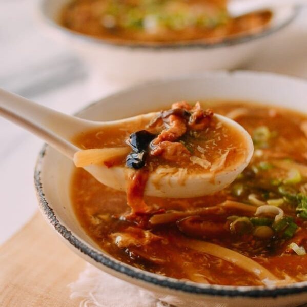 Bowl of Hot and Sour Soup, thewoksoflife.com