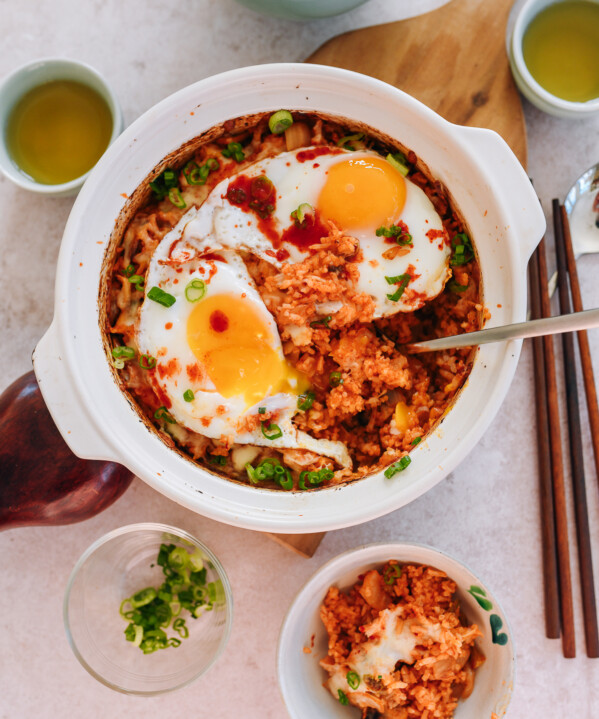 Kimchi Rice with Cheese