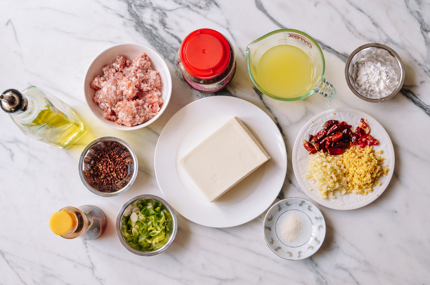 Mapo Tofu Ingredients, thewoksoflife.com
