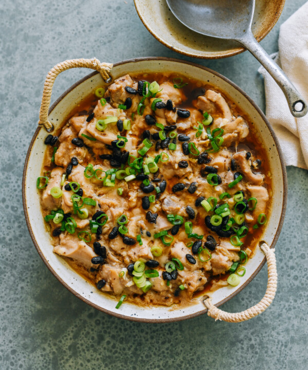 Steamed Chicken with Black Bean Sauce
