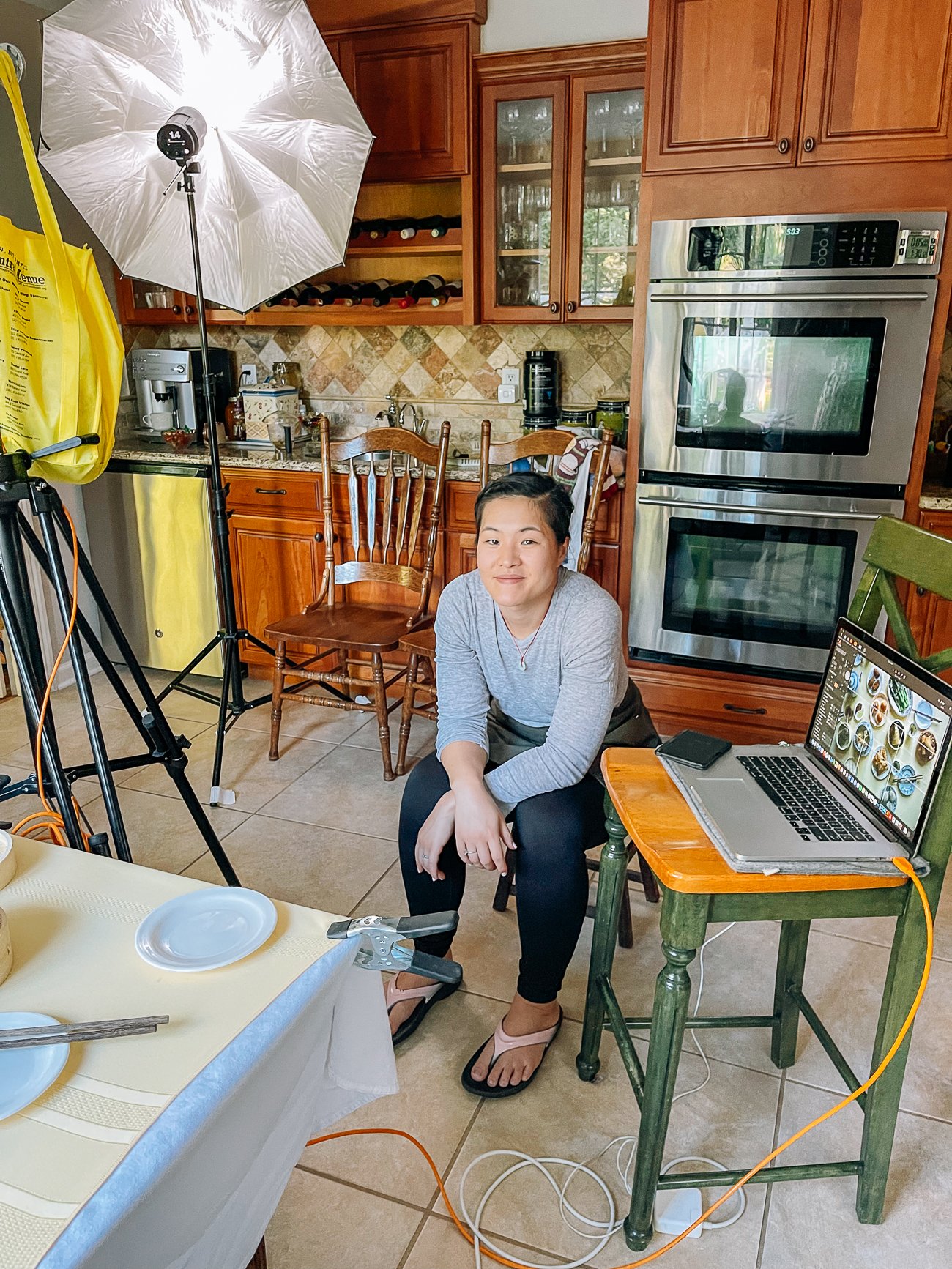 Sarah cookbook shoot